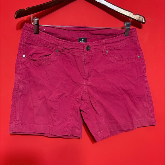 Kuhl Pants - KUHL Pink Twill Casual Shorts Women Size 8 Cargo Pockets Outdoor‎